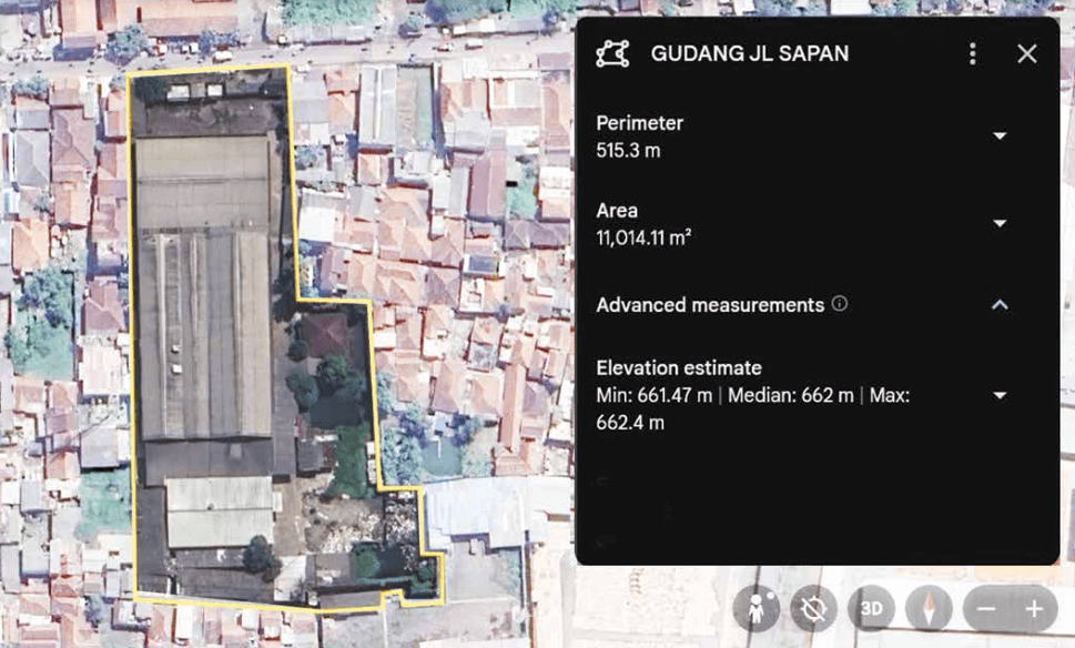 gudang di sapan tegalluar kabupaten bandung